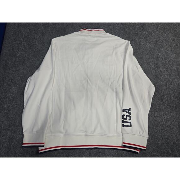 USA Olympic Team Jacket Mens XL White 2020 Ralph Lauren Full Zip Track Tokyo - Picture 2 of 13